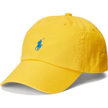 Polo Ralph Lauren Curved Brim Cotton Chino Classic Sport Yellow Adjustable Cap