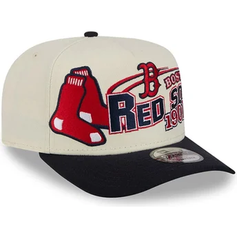 Cap zaobljena beige snapback 9FIFTY A Frame Classic Boston Red Sox MLB New Era