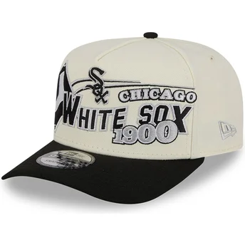 Cap zaobljena beige snapback 9FIFTY A Frame Classic Chicago White Sox MLB New Era