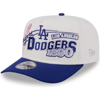 Cap zaobljena beige snapback 9FIFTY A Frame Classic Los Angeles Dodgers MLB New Era