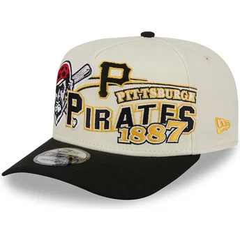 Cap zaobljena beige snapback 9FIFTY A Frame Classic Pittsburgh Pirates MLB New Era