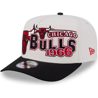 Kapa zaobljena bež snapback 9FIFTY A Frame Classic Chicago Bulls NBA New Era