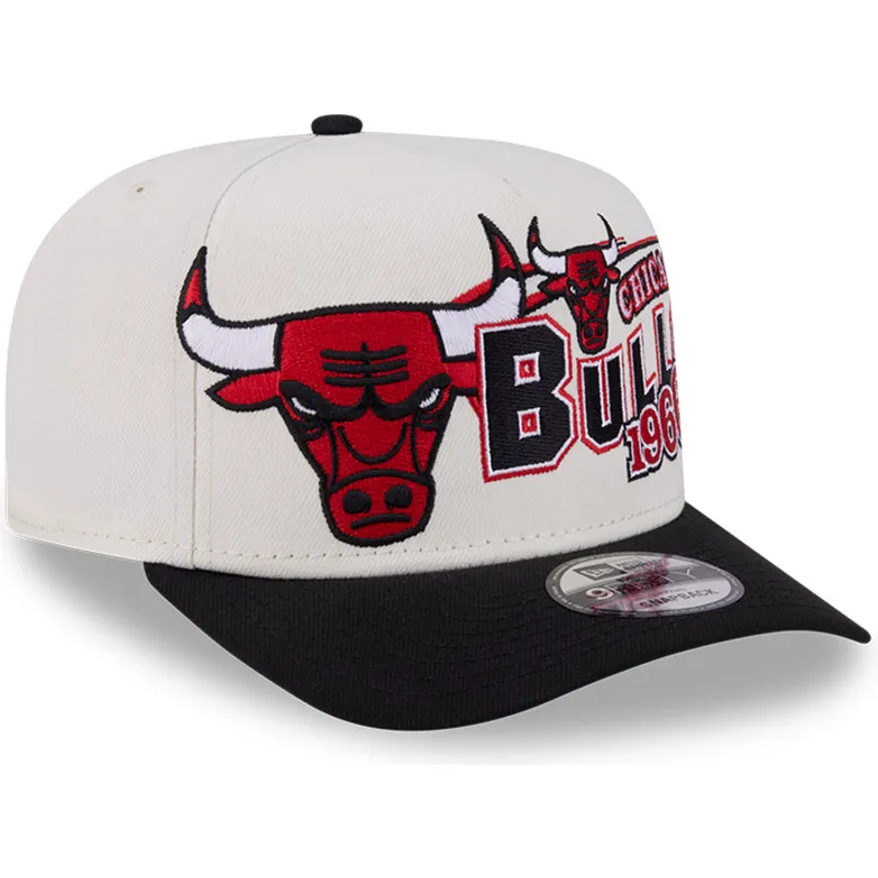 cap-zaobljena-beige-snapback-9fifty-a-frame-classic-chicago-bulls-nba-new-era