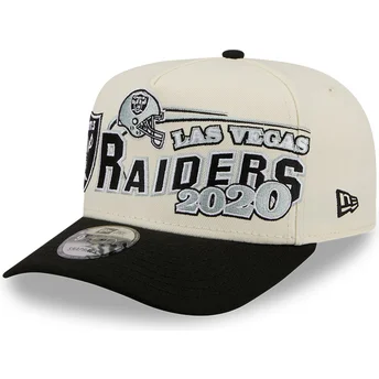 Kapa zaobljena bež snapback 9FIFTY A Frame Classic Las Vegas Raiders NFL New Era