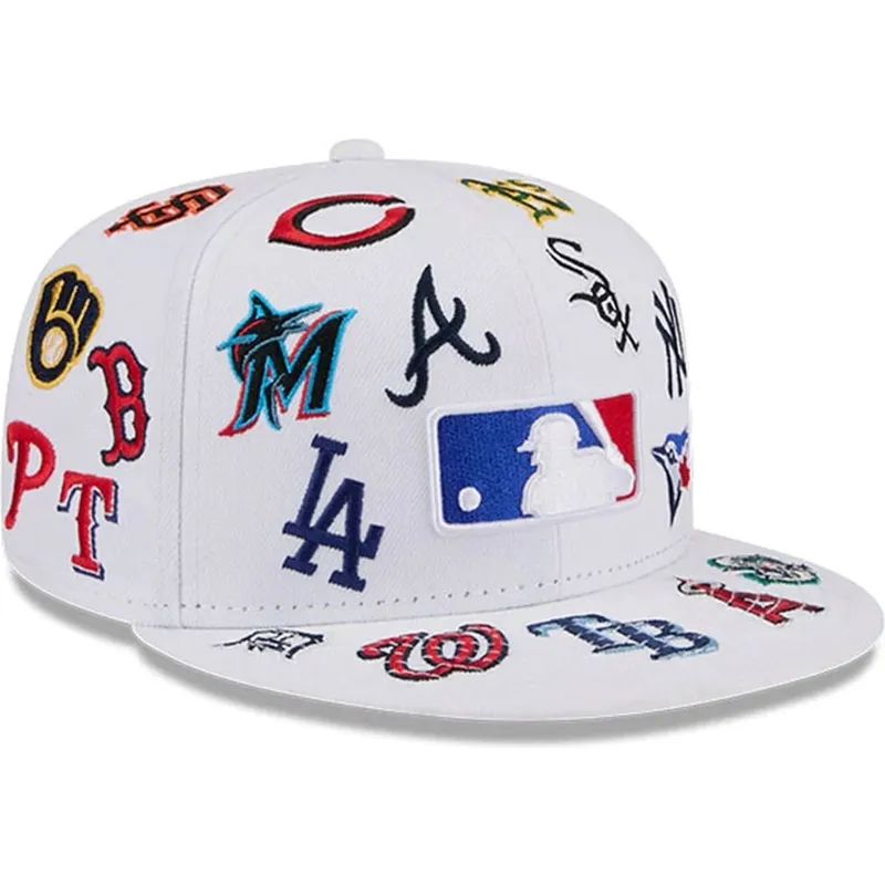 kapa-ravna-bijela-prilagodena-59fifty-all-over-mlb-new-era kapa-ravna-bijela-prilagodena-59fifty-all-over-mlb-new-era