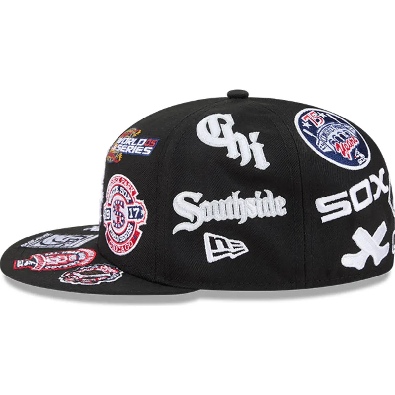 new-era-flat-brim-59fifty-all-over-logos-chicago-white-sox-mlb-black-fitted-cap