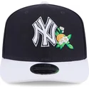 kapa-zaobljena-mornarsko-plava-snapback-9seventy-stretch-snap-flower-new-york-yankees-mlb-new-era