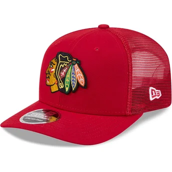 Kapa zaobljena crvena snapback 9SEVENTY Stretch Snap EG Chicago Blackhawks NHL New Era