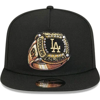 Cap ravna black snapback 9FIFTY A Frame Ring Los Angeles Dodgers MLB New Era