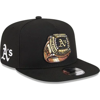 Kape ravna crna snapback 9FIFTY A Frame Ring Oakland Athletics MLB New Era