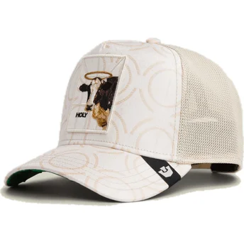 Kapa zaobljena bijela snapback Holy Cow Religulous The Farm Goorin Bros.