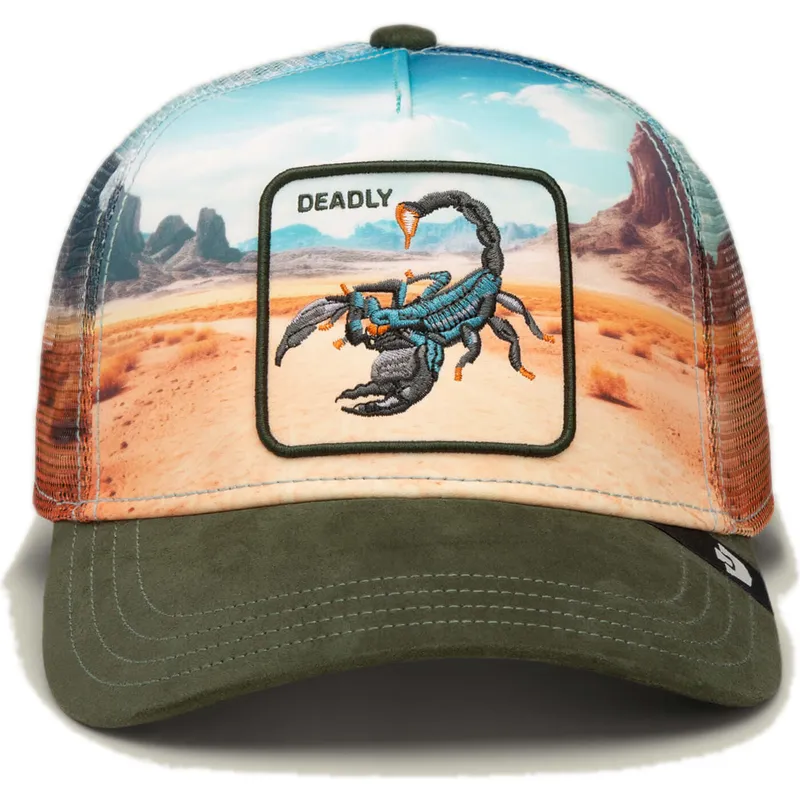 kapa-zaobljena-visebojno-snapback-deadly-scorpion-in-the-element-the-farm-goorin-bros kapa-zaobljena-visebojno-snapback-deadly-scorpion-in-the-element-the-farm-goorin-bros
