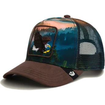 Kapa zaobljena višebojno snapback Freedom Eagle In The Element The Farm Goorin Bros.