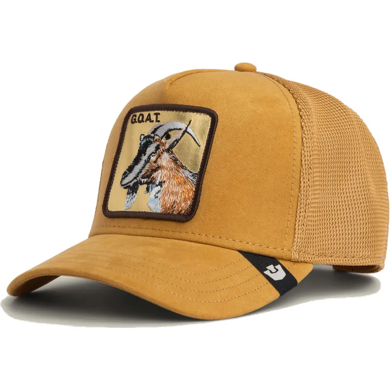 kapa-zaobljena-smeda-snapback-golden-goat-metallic-the-farm-goorin-bros