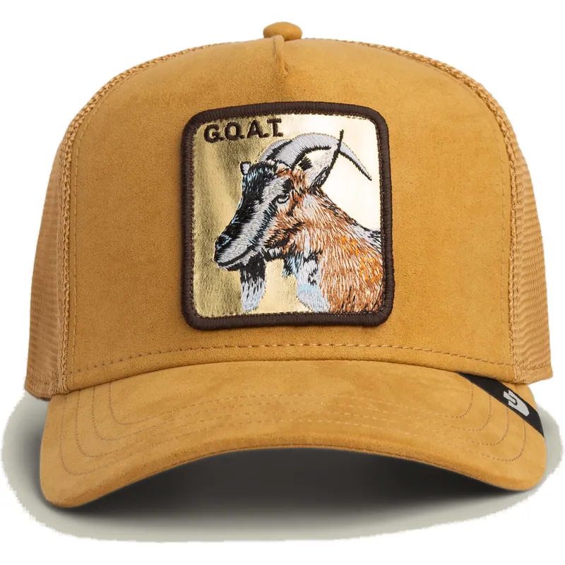 kapa-zaobljena-smeda-snapback-golden-goat-metallic-the-farm-goorin-bros
