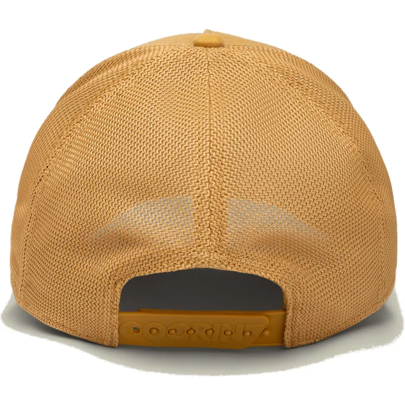 kapa-zaobljena-smeda-snapback-golden-goat-metallic-the-farm-goorin-bros