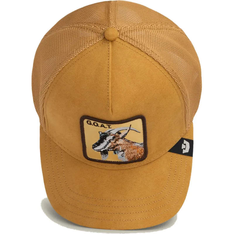 kapa-zaobljena-smeda-snapback-golden-goat-metallic-the-farm-goorin-bros