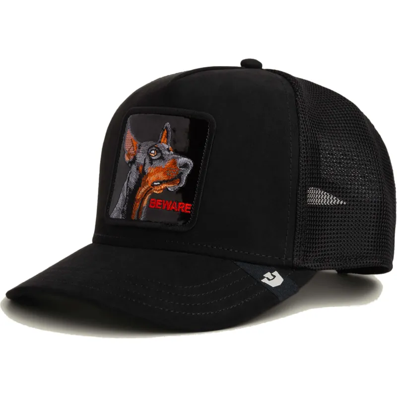 kapa-zaobljena-crna-snapback-black-out-doberman-metallic-the-farm-goorin-bros