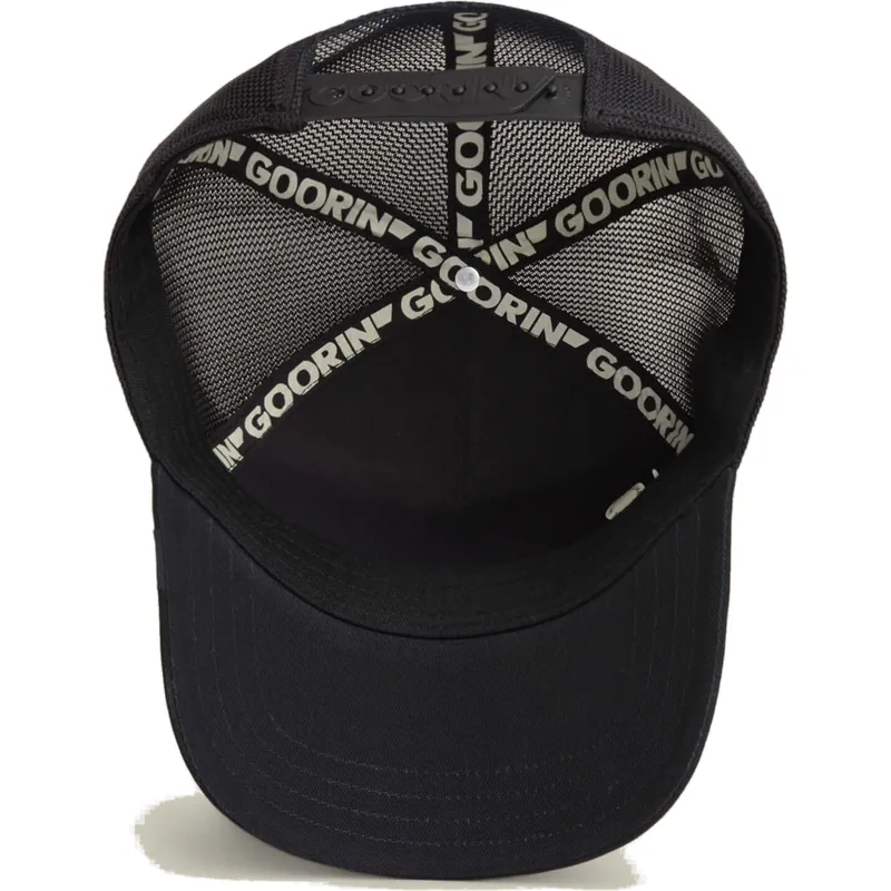 kapa-zaobljena-crna-snapback-black-out-doberman-metallic-the-farm-goorin-bros