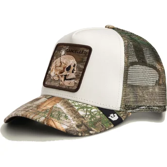 Kape zaobljena maskirni snapback Realtree Edge Cancelled Skull The Farm Goorin Bros.