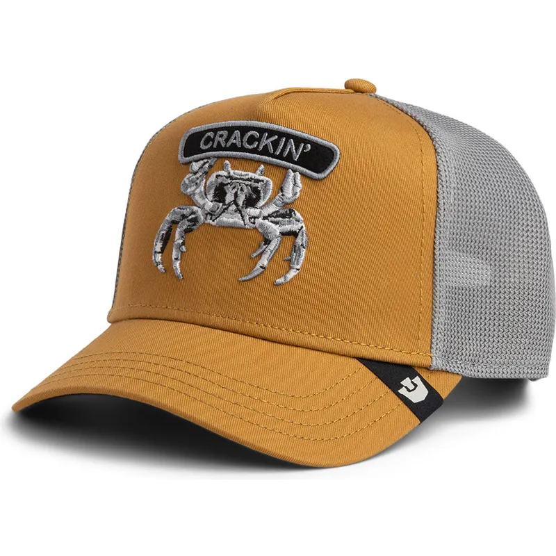 kapa-zaobljena-smeda-snapback-classic-rocker-crackin-the-farm-goorin-bros
