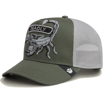 Kapa zaobljena zelena snapback Classic Rocker Deadly The Farm Goorin Bros.