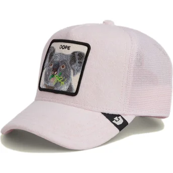 Kape zaobljena ružičasta snapback Dope Terry Cloth The Farm Goorin Bros.