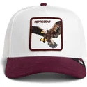 kapa-zaobljena-crvena-snapback-represent-microsuede-eagle-the-farm-goorin-bros