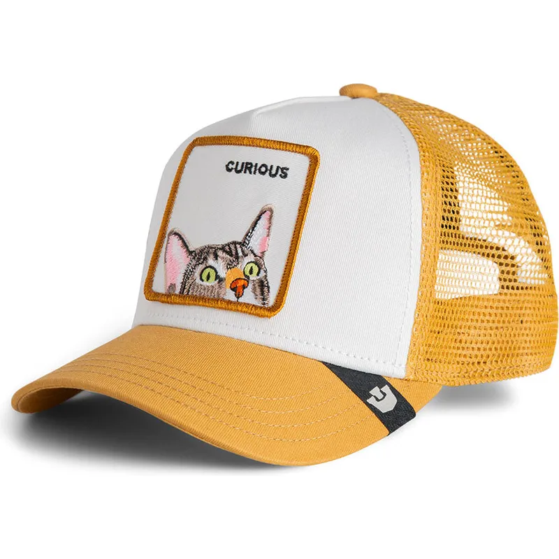 kape-zaobljena-smeda-snapback-za-djecu-gato-curious-cat-mini-the-farm-the-farm-de-goorin-bros