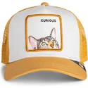 kapa-zaobljena-smeda-snapback-za-djecu-curious-cat-mini-the-farm-goorin-bros