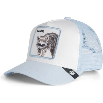 Kape zaobljena plava snapback za djecu claro mapache Rascal Raccoon Mini The Farm The Farm de Goorin Bros.