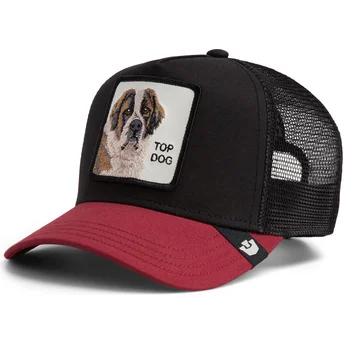 Kapa zaobljena crna snapback Crush Top Dog The Farm Goorin Bros.