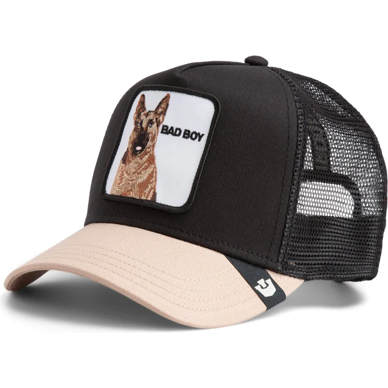 goorin-bros-german-shepherd-dog-the-bad-boy-the-farm-black-and-beige-trucker-hat
