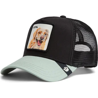 Kape zaobljena crna snapback perro labrador retriever The Loyal Dog The Farm The Farm de Goorin Bros.