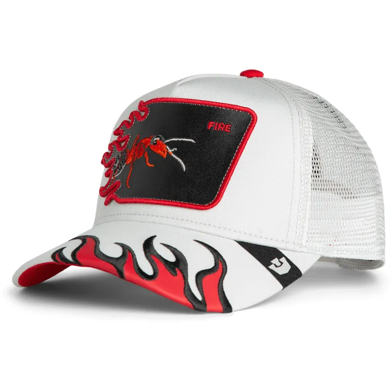 kapa-zaobljena-bijela-snapback-fire-flames-the-farm-goorin-bros
