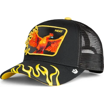 Kape zaobljena crna snapback fénix Heat Flames The Farm The Farm de Goorin Bros.