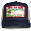 kapa-zaobljena-mornarsko-plava-snapback-livin-the-dream-greener-grass-the-farm-goorin-bros