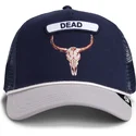 kapa-zaobljena-mornarsko-plava-snapback-pop-rocker-skull-the-farm-goorin-bros