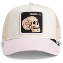kape-zaobljena-visebojno-snapback-calavera-the-cancelled-skull-whisper-the-farm-the-farm-de-goorin-bros