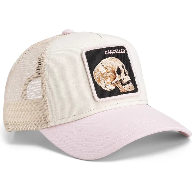 kape-zaobljena-visebojno-snapback-calavera-the-cancelled-skull-whisper-the-farm-the-farm-de-goorin-bros