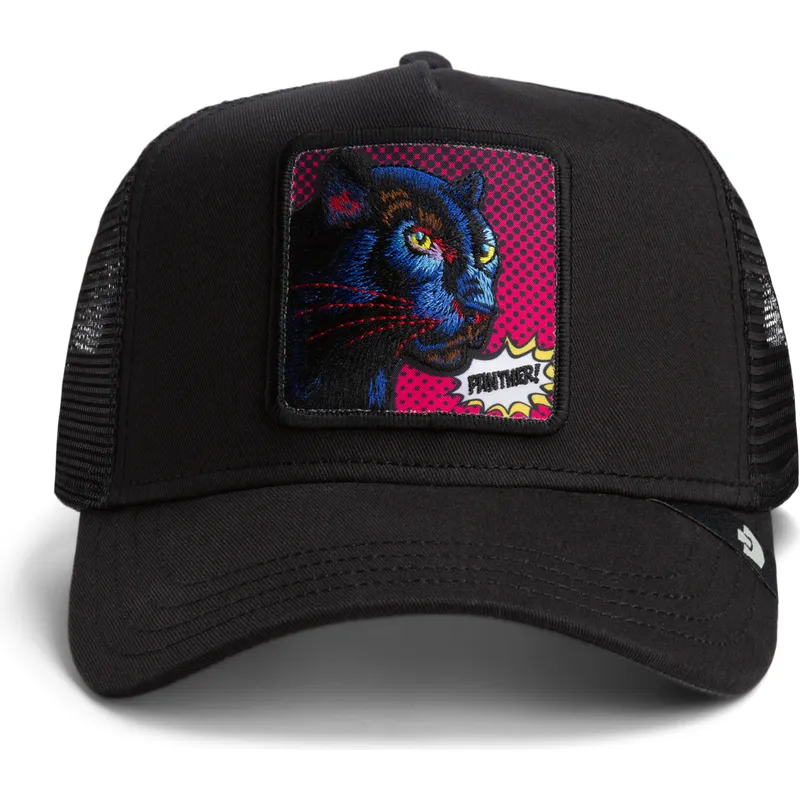 kape-zaobljena-crna-snapback-pantera-panther-pop-art-2-the-farm-the-farm-de-goorin-bros