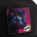 kape-zaobljena-crna-snapback-pantera-panther-pop-art-2-the-farm-the-farm-de-goorin-bros