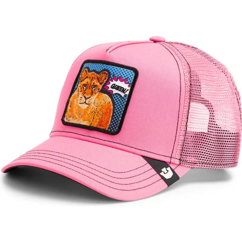 goorin-bros-lioness-queen-pop-art-2-the-farm-pink-trucker-hat
