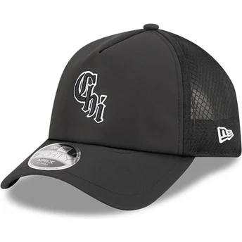 Kape zaobljena crna snapback 9FORTY APEX BP Chi Chicago White Sox MLB New Era