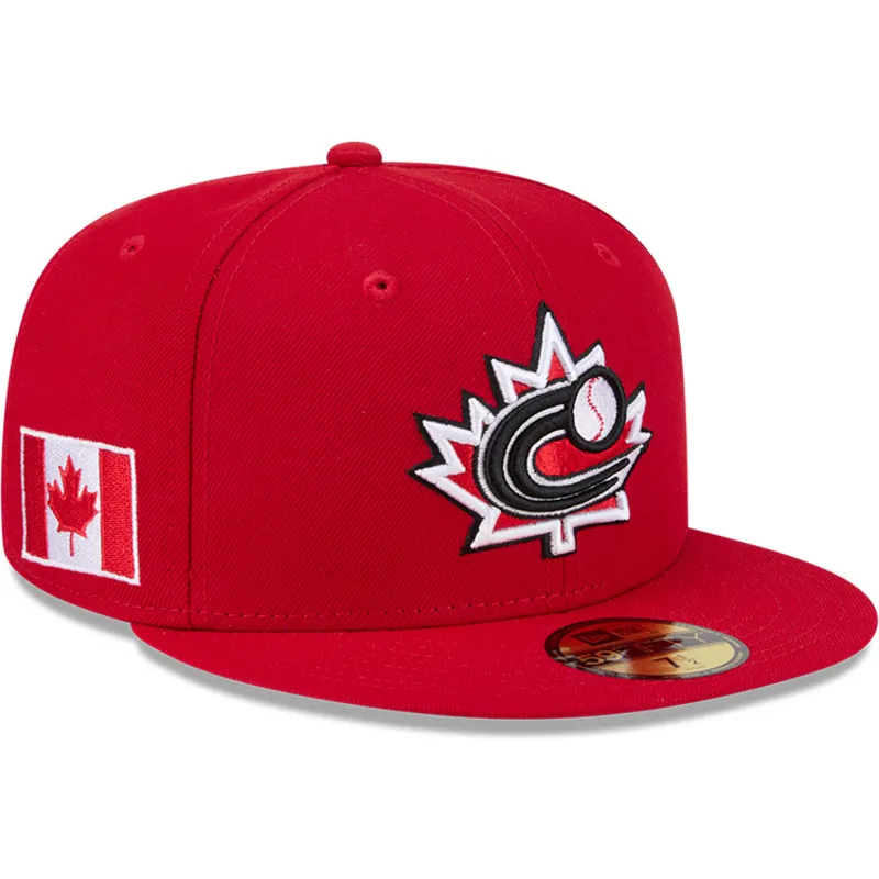 new-era-flat-brim-59fifty-canada-2026-world-baseball-classic-red-fitted-cap