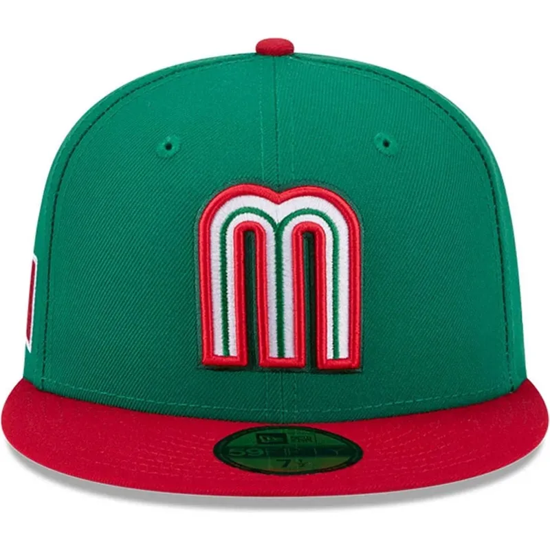 kapa-ravna-zelena-prilagodena-59fifty-mexico-2026-world-baseball-classic-world-baseball-classic-new-era