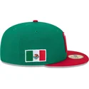new-era-flat-brim-59fifty-mexico-2026-world-baseball-classic-green-fitted-cap