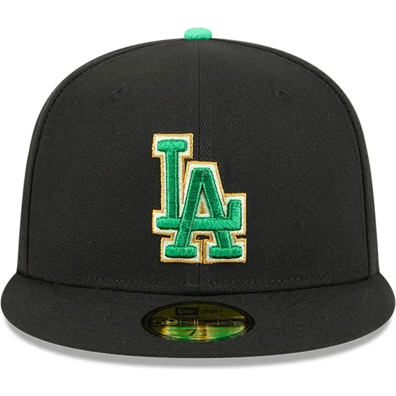kapa-ravna-crna-prilagodena-59fifty-saint-patrick-s-day-los-angeles-dodgers-mlb-new-era