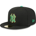 new-era-flat-brim-59fifty-saint-patrick-s-day-new-york-yankees-mlb-black-fitted-cap