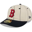 new-era-curved-brim-59fifty-retro-crown-linen-boston-red-sox-mlb-beige-fitted-cap